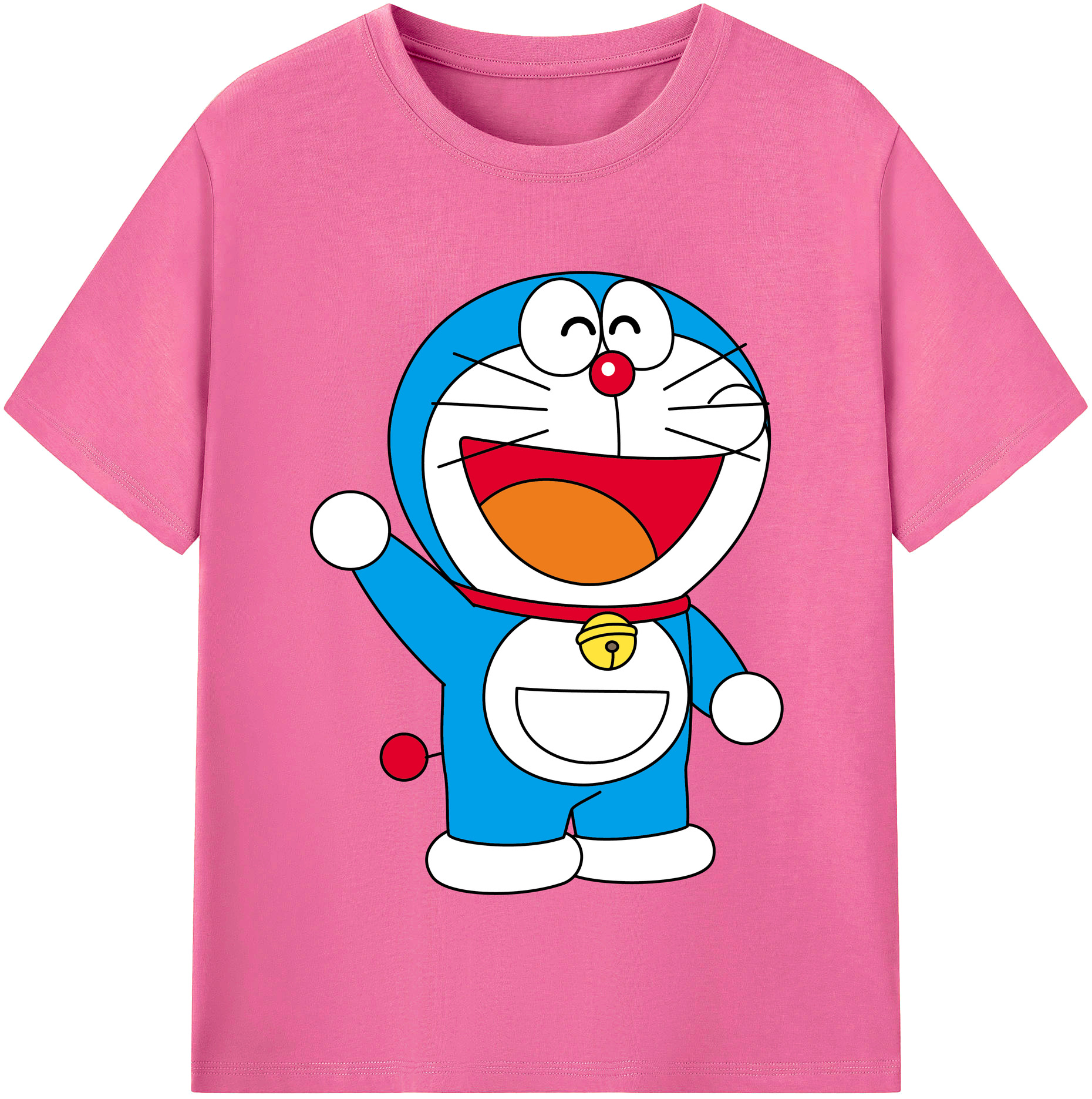 （画像用） ドラえもん Doraemon レディースカジュアルプリントTシャツ（綿100％）